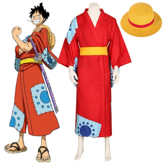 Monkey D Luffy Wano Cosplay Outfit