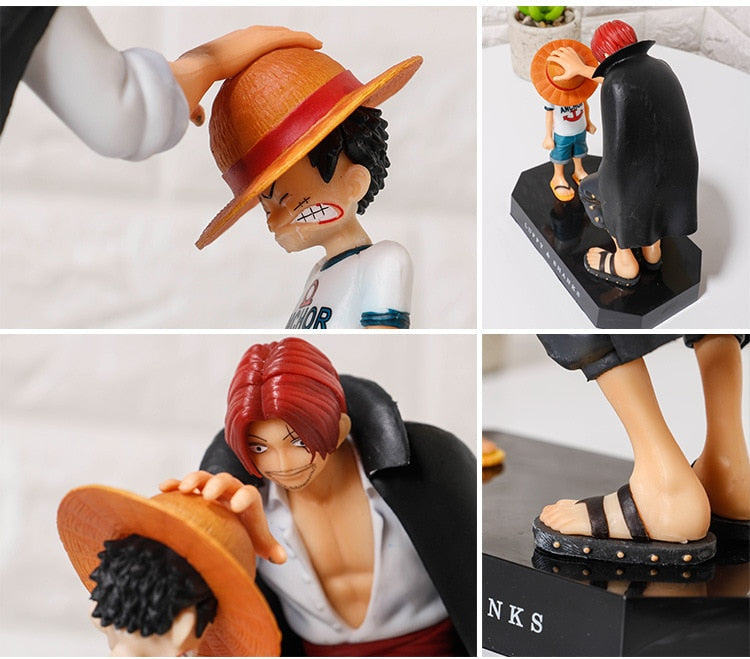 Straw Hat Luffy & Red Hair Shanks