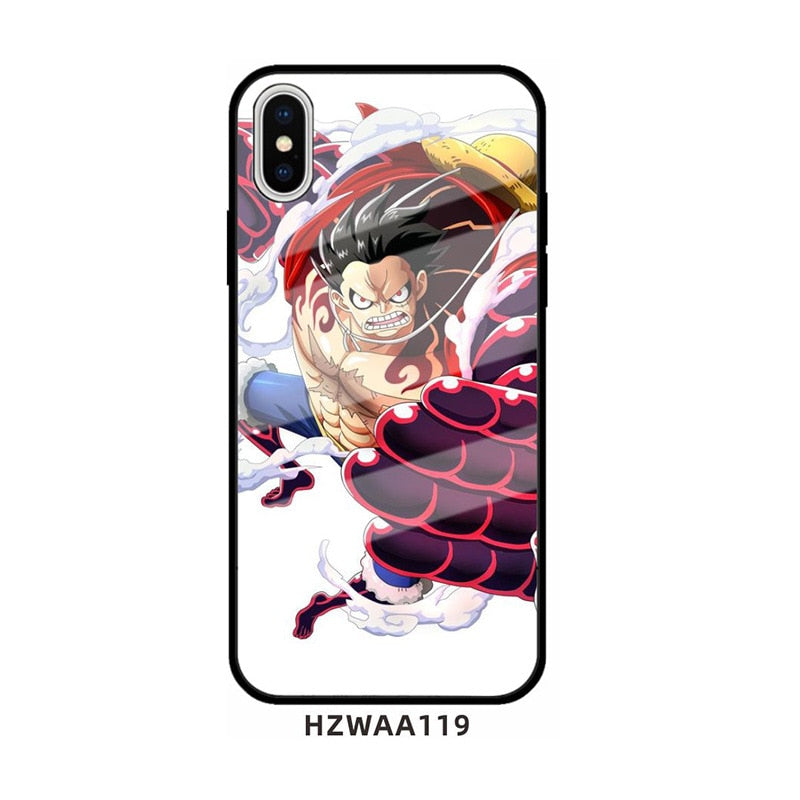 One Piece glass phone case