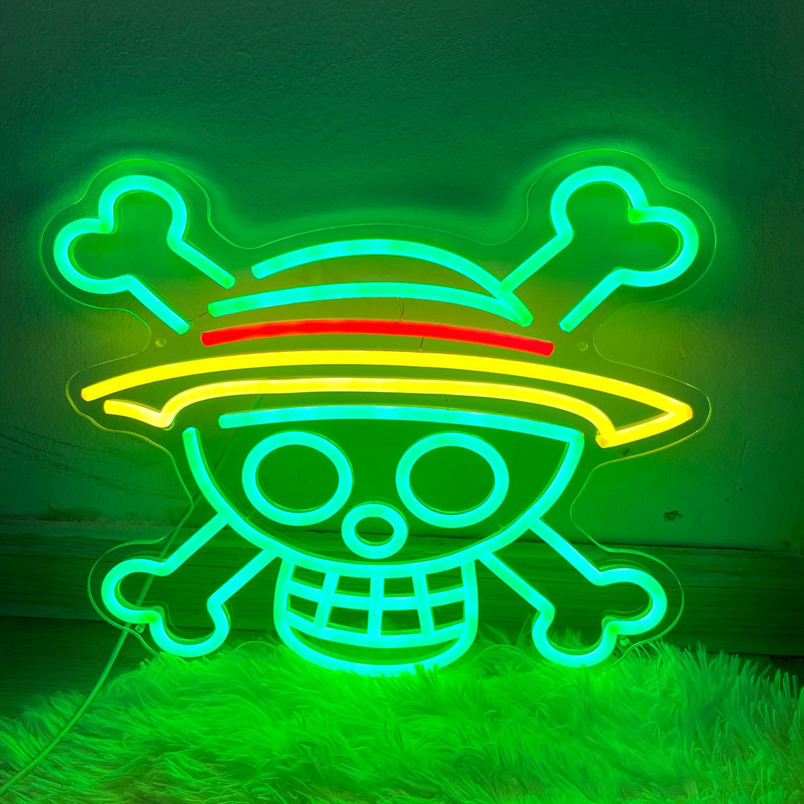 Straw-Hat Skull LED