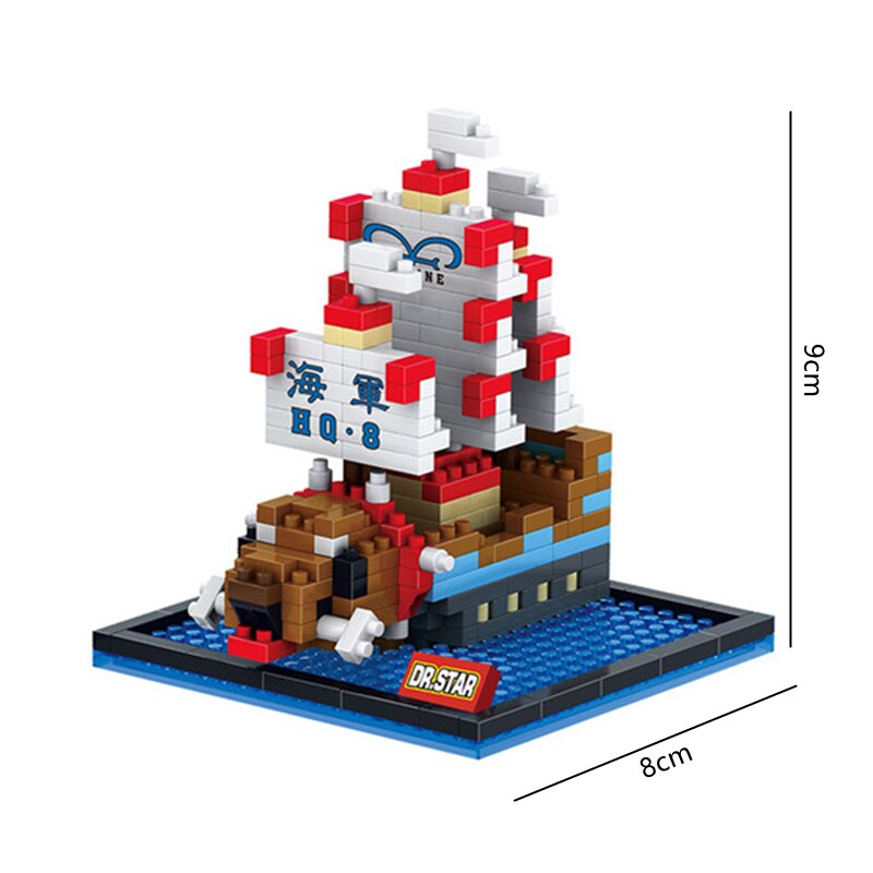 One Piece ships Building Blocks