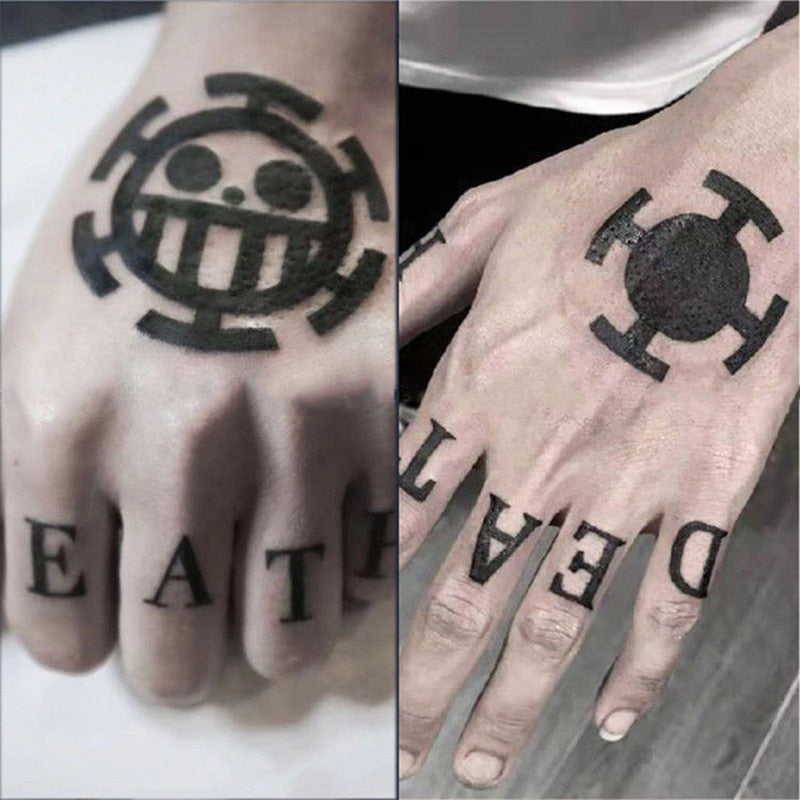 Law Fake Tattoo