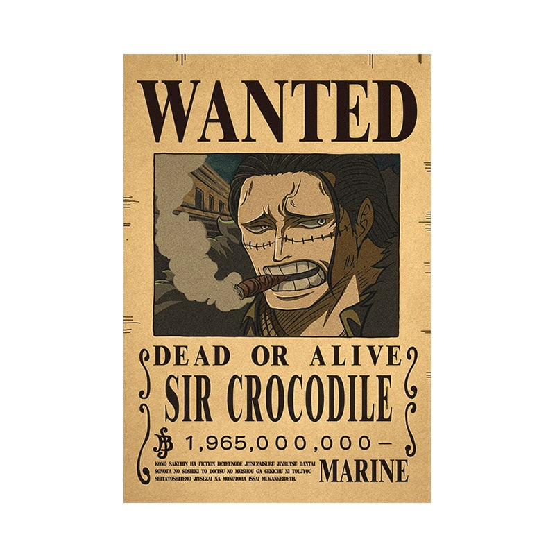 2023 New One Piece Bounty Wanted Poster