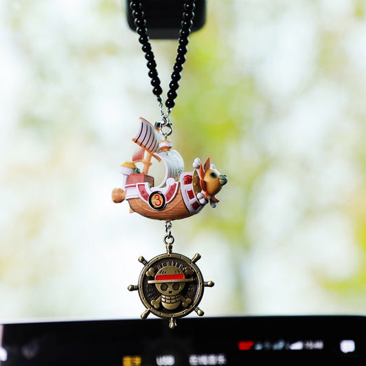 Going Merry & Thousand Sunny Car Pendant