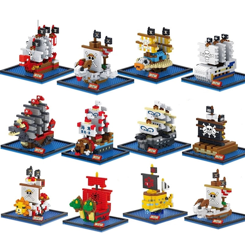 One Piece ships Building Blocks