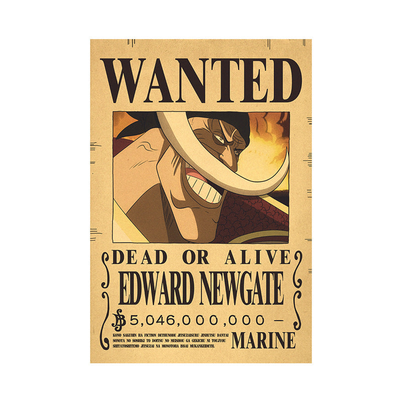 2023 New One Piece Bounty Wanted Poster