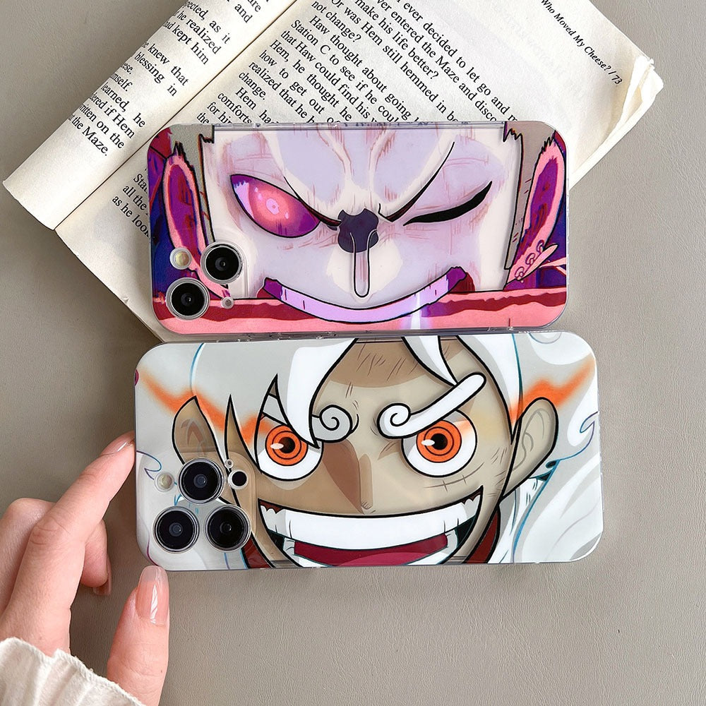 Luffy Gear 5 & Zoro Onigiri Phone Cases