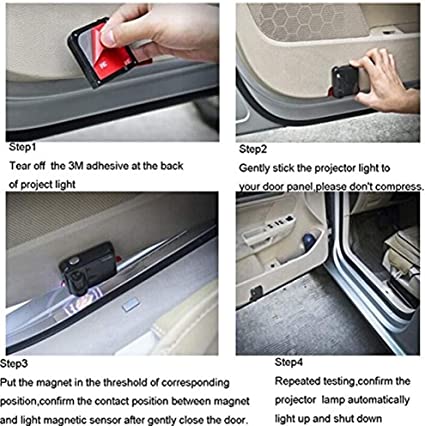 Sharingan Car Door Lights Projector